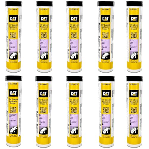 Cat 452-6001 Extreme Application Grease NLGI #2, 5% Moly 13.7oz. | 10 Cartridges