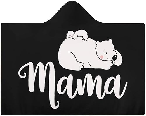 Miniatura 8 de Manta con capucha de Mama Bear para sofá y ropa de cama