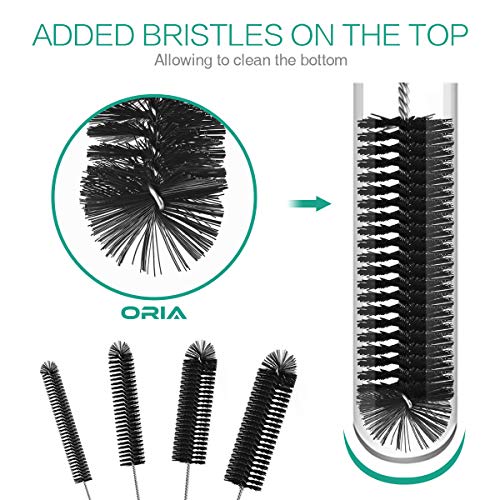 ORIA-Cleaning-Brush-Set-Bottle-Brush-Cleaner-98-inch-Tube-Brushes-Water-Bottle-Cleaning-Brush-Kitchen-Wire-Scrub-Set-for-Lab-Clean-Drinking-Straw-Wine-Bottle-Cup-Pipes-Keyboard-Set-of-10