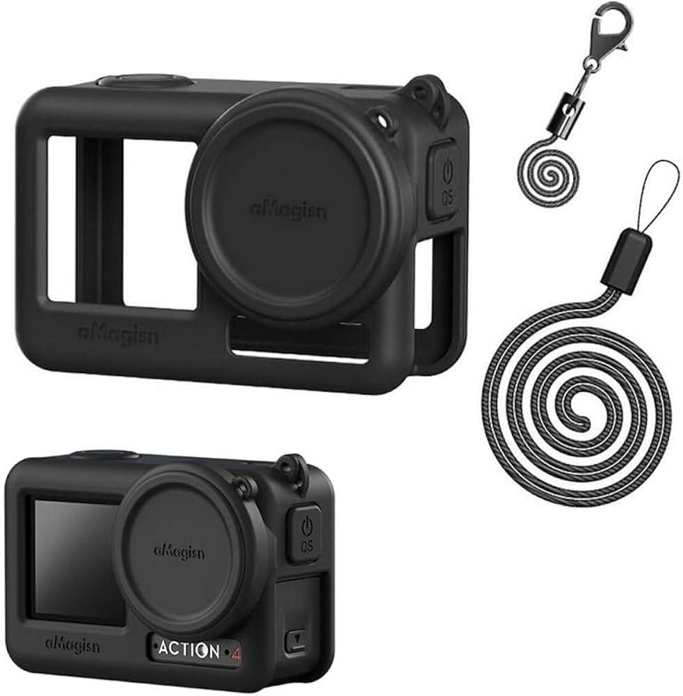 Amazon | DJI Action 4/Osmo Action 3 対応 4IN1 保護ケース シリコン Amazon | DJI Action 4/Osmo Action 3 対応 4IN1 保護ケース シリコン