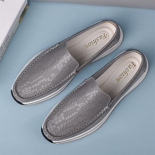 Loafers for Men Round Toe Breathable Lightweight Driving Loafers Resistant Comfortable Flexible Wedding Casual Slip On3