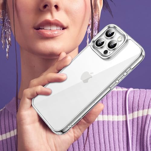 Image of KACA Clear Back Cover Case for Apple iPhone 16 Pro Max |Case for iPhone 16 Pro Max|Shockproof Bumper TPU Protective Design|Apple iPhone 16 Pro Max Back Cover- Transparent