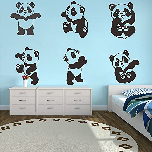 Vinilos Decorativos Panda Bambú 6 Piezas para Pared miniatura 5
