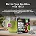 VINIA Super Bundle. Blood Flow Energy Coffee Pods (30) and Premium Matcha + Green Tea Bags (30)
