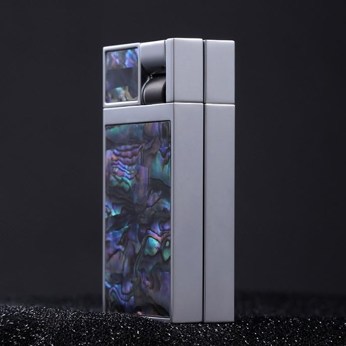 Encendedor Metálico Ultra Delgado Portátil Butano miniatura 5
