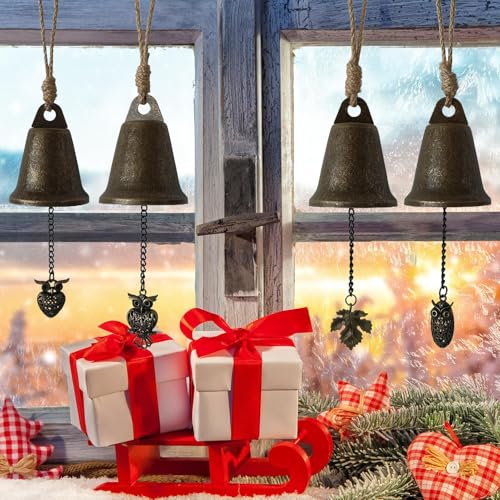 Cloches de Noël pour décorations de cheminée et mariages chic