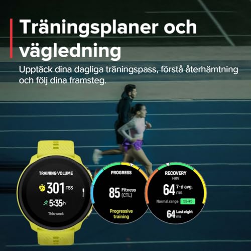SUUNTO Run GPS Laufuhr, 1,32 AMOLED-Touchscreen, Leichtgewicht, Multisport, Aktivitätentracker, Präzises GPS, Herzfrequenz-/Schlaf-Tracking, 12 Tage Akkulaufzeit, 4GB Offline-Musikspeicher