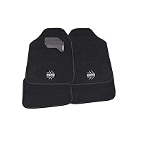 Momo Set Tappetini Auto Universali 4 Pezzi 015 Nero/Bianco