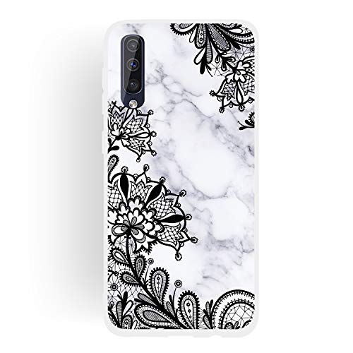 Sparkle Bling Glitter TPU Compatible with Samsung A70,Flower Animal Cartoon Printed Drawing Cute Funny Ultra Thin Slim Soft Rubber Pattern Flexible Bumper Protective Back Cover Case