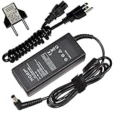 HQRP 19V AC Adapter Compatible with Samsung BN44-00837A A6619_FSM UN32J5205 UN32J5205AFXZA UN32J5205AF UN32J525DAF UN32M4500 UN32M4500AFXZC LED HDTV TV Power Supply Cord Adaptor + Euro Plug Adapter