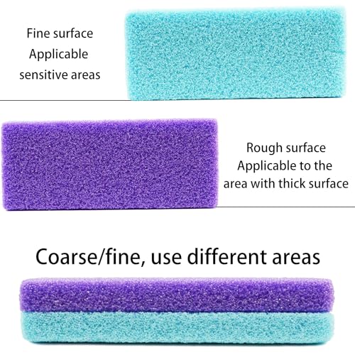 Image of NYQIUGER 6Pcs Professional Pedicure Foot Pumice Stone for Feet Skin Callus Remover and Scrubber for Dead Skins Sided