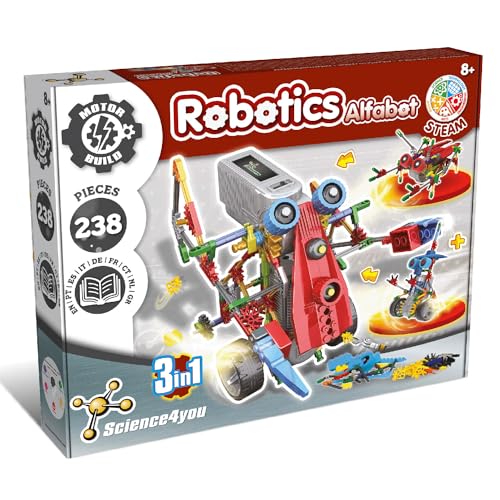 Science4you Robotics Alfabot 3 en 1 - Kit Robotica de 238