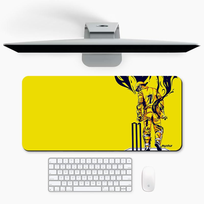 Myxtur MS Dhoni Greatest Finisher Gaming Desk Mat (M) (B0CWPF2NXF) Amazon Price History, Amazon Price Tracker