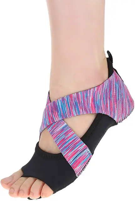 Scarpe Antiscivolo Yoga Donna Viola per Pilates e Barre - Taglia M (37-38)