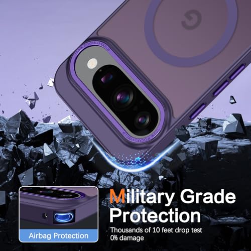 Coque Google Pixel 10 MagSafe GaoBao antichoc transparente mat - 3