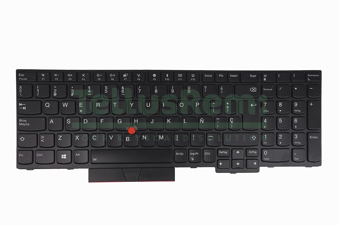 Teclado de respuesto Español retroiluminado para Lenovo Edge L580 E580 P52 P72 T590 T580s