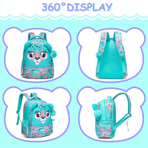 Meetbelify Kids Backpacks for Girls School Bag Cute Girls Backpacks Ages 8-10 with Lunch Box Bookbag Set Travel Backpack for Elementary Preschool Students3