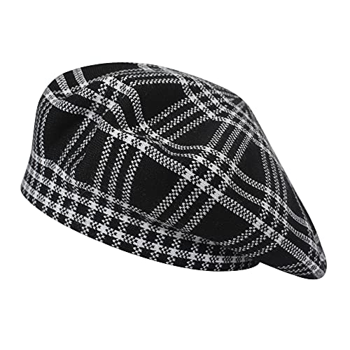 ZLYC Womens French Beret Hat Reversible Knitted...