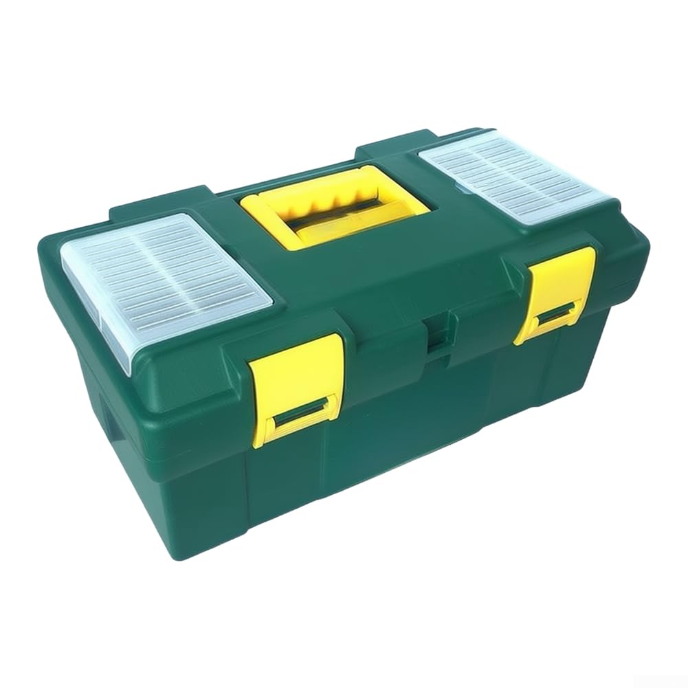 Cassetta degli attrezzi, Scatola di immagazzinaggio di plastica, Organizzatore di attrezzi, Caso di hardware | Custodia di grande capacità con maniglia ergonomica, design robusto per accessori per strumenti