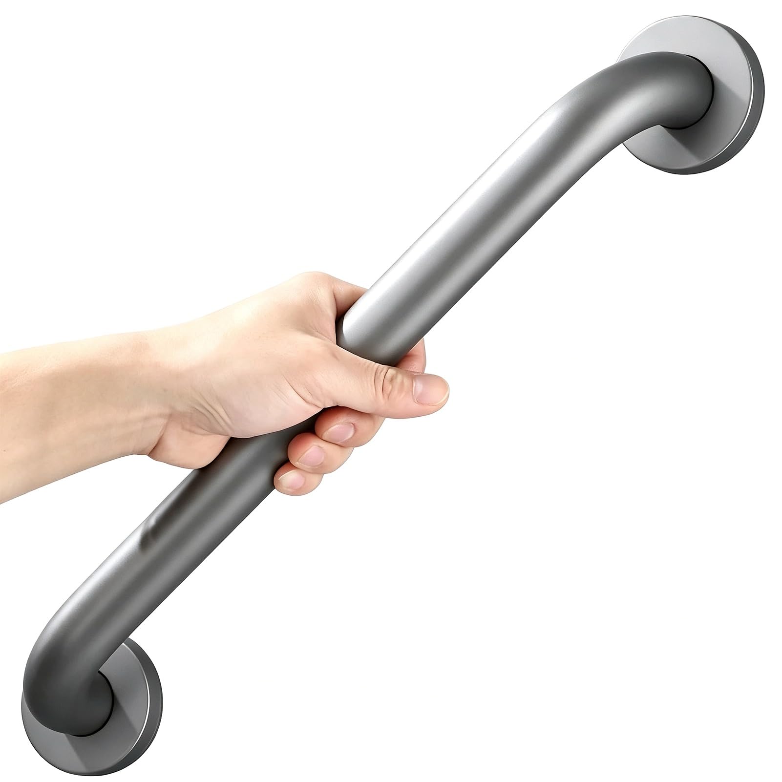Fkxsxaz Heavy Duty Shower Grab Bar, Anti-Slip Stainless Steel Bathroom Safety Handrail, Wall Mounted Assist Handle For Toilet, Bathtub & Shower(1Ft/30Cm)