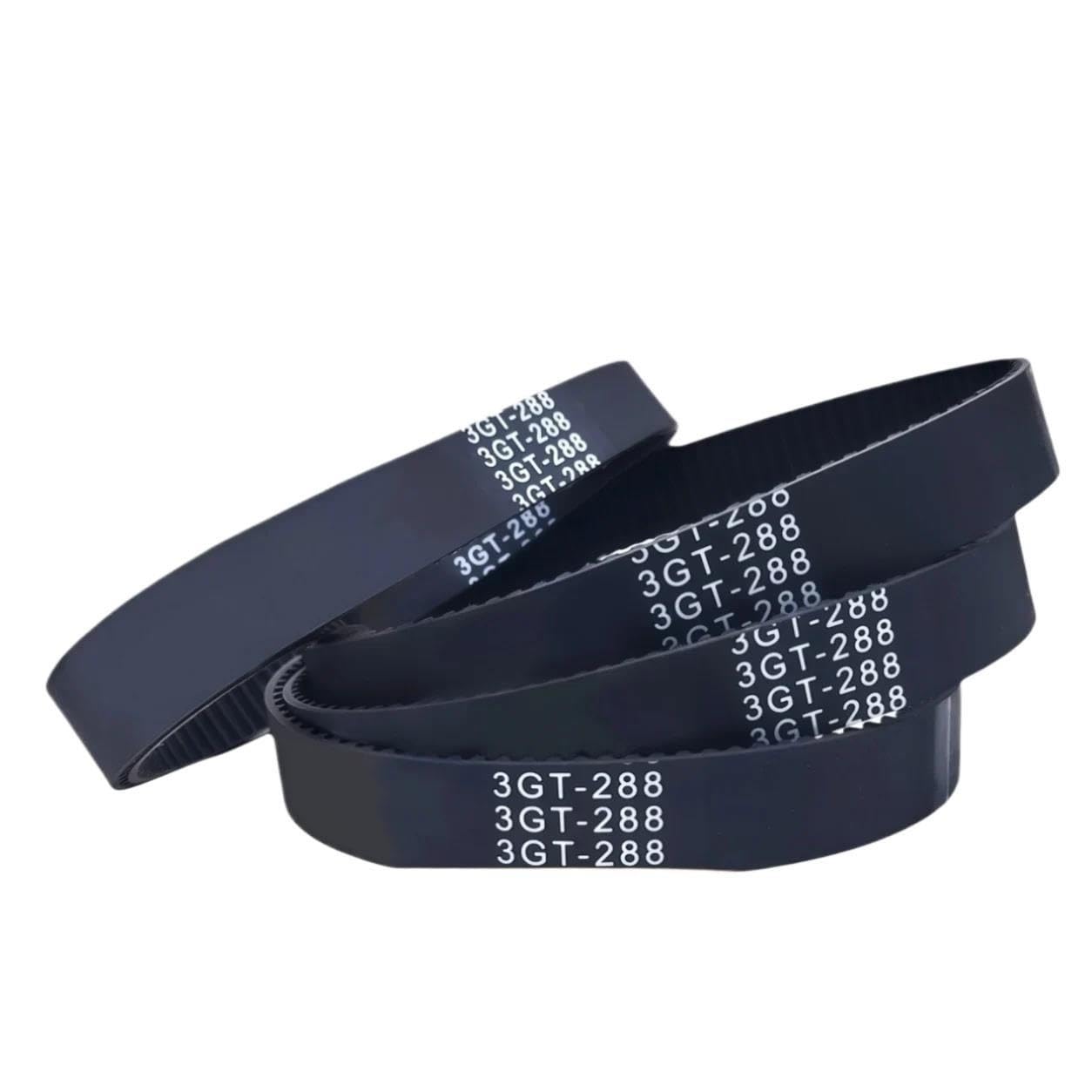 Correa dentada de goma 3GT/G3M GT3 paso 3mm bucle cerrado longitud síncrona 213-306mm ancho 15/20mm 1 Uds(3GT-234,1PCS_15MM)