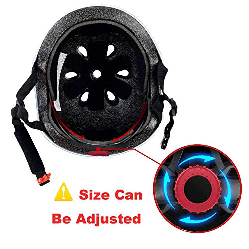 KAMUGO Kids Adjustable Helmet, Suitable for Toddler Kids Ages 2-14 Boys Girls, Multi-Sport Safety Cycling Skating Scooter Helmet - Image 5