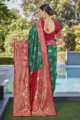 Image of Glory Sarees Women's Banarasi Silk Saree With Blouse Piece (Rich Silk101 Parent)