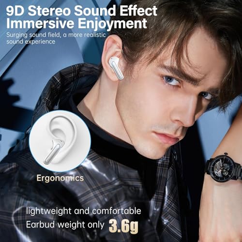 Fhumsh A10 Bluetooth 5.3 Earbuds – 50H Battery, IPX7 Waterproof — view 5