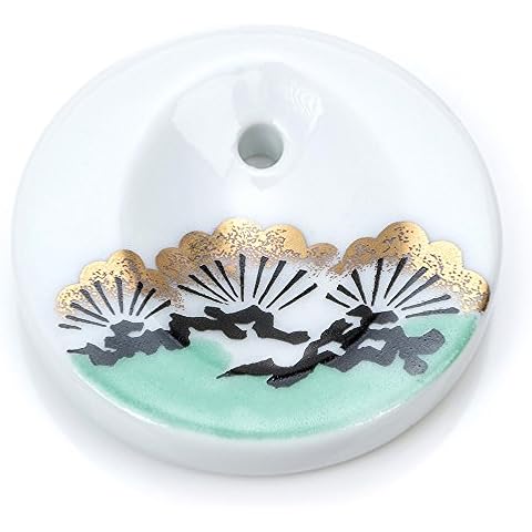 Hanga Pine Porzellan Japanische Räucherstäbchenhalter Brenner Von Kousaido Cover