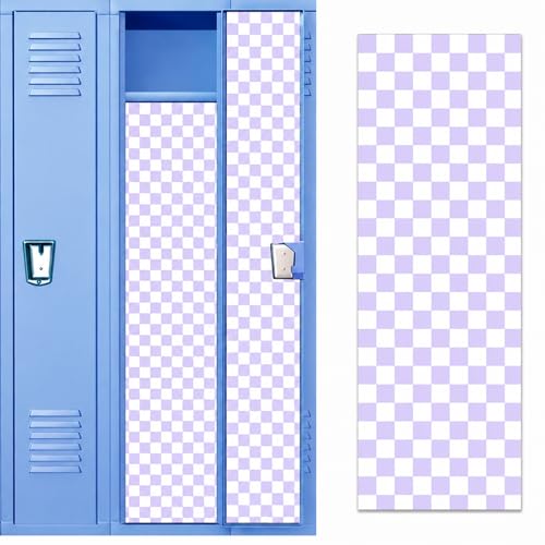 Svartur 36 x 12 Magnetic Locker Wallpaper for Locker Reusable Stain-Free Easy Application Trim to Fit - Roll Format Purple 1 Panel