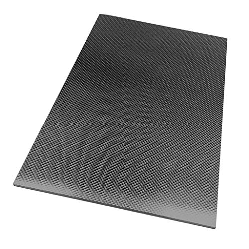 Fibra de carbono 100 % en panel negro de 1,5 mm de alta resistencia 4