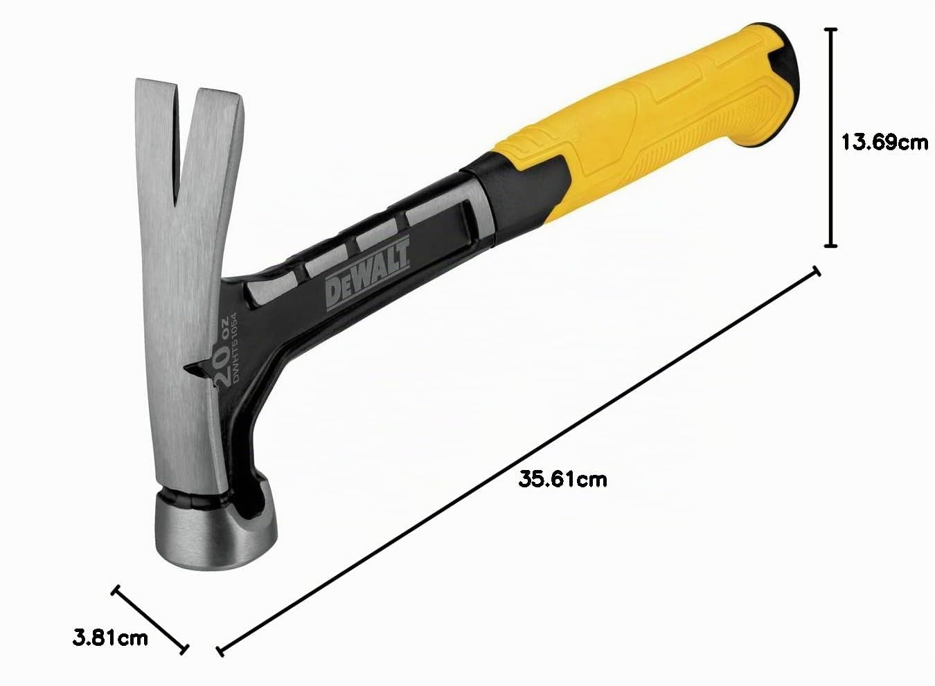 DEWALT DWHT51054 20 oz.Marteau monobloc en acier