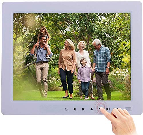 Elektronischer Bilderrahmen, 10-Zoll-Touch-Taste MP3 / MP4-Player Multifunktions-Werbemaschinenunterstützung Musikvideokalender