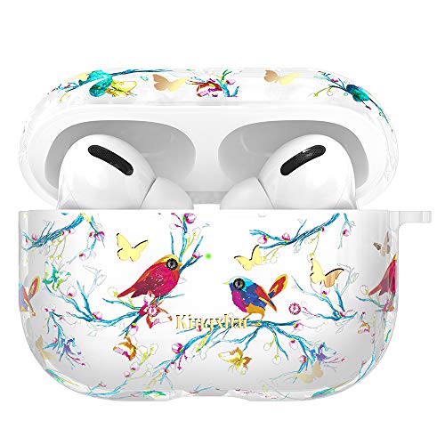 AirPods Pro Case, KINGXBAR Cute Clear TPU Protecitve Skin Cover for Apple AirPods