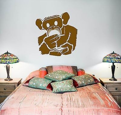 Vinilo de pared marihuana Funny Monkey Smoking WeedEtiqueta autoadhesiva (z3406) Vinilo de pared marihuana Funny Monkey Smoking WeedEtiqueta autoadhesiva (z3406)