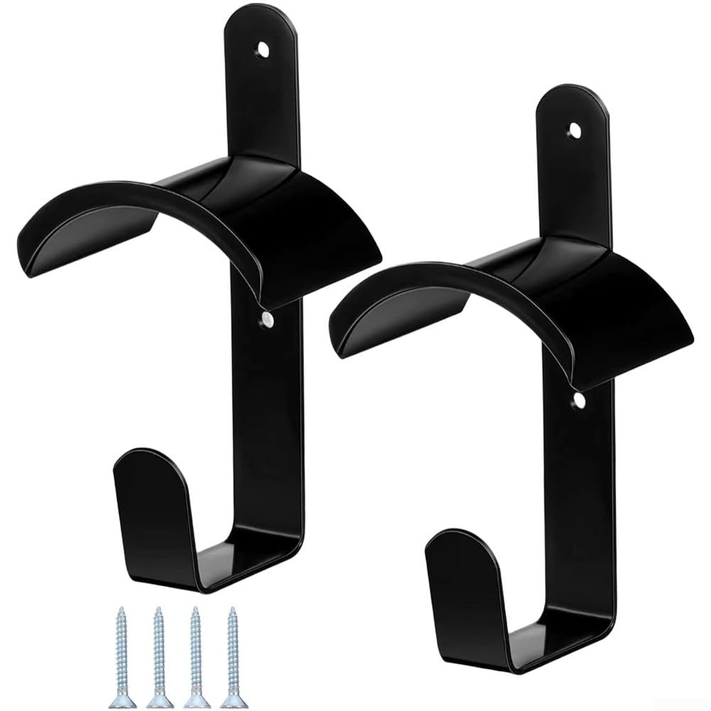 2 Pack Equestrian Tack Hooks for Hanging Bridles Reins and Horse Gear on Stable Wall Fence or For Barn Panel