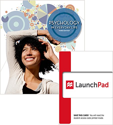 Bundle: Psychology in Everyday Life & LaunchPad... 1464194467 Book Cover
