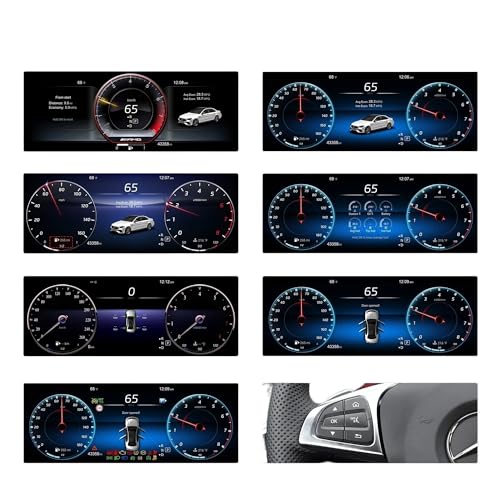 Panel de instrumentos LCD 12,3 pulgadas compatible con Mercedes-Benz Clase A CLA GLA 5