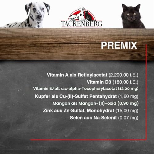 TACKENBERG 6 x 400 g (2,4 kg) Ziege Pur Nassfutter Dose für Hunde - Hundefutter für Sensible und allergische Hunde - natürlich getreidefrei