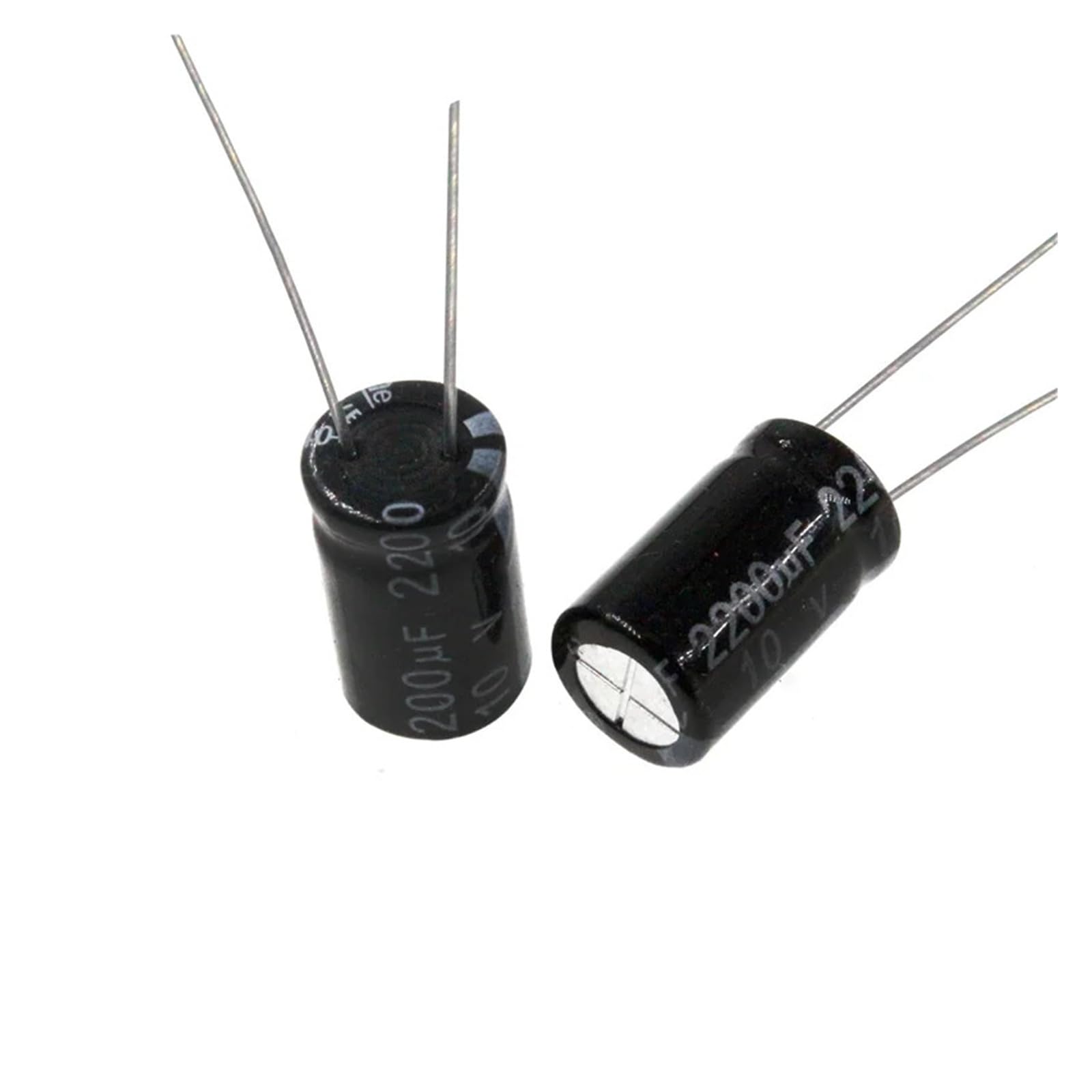 Condensateur 2200uF 10V radial de 10x16mm pour circuit imprimé