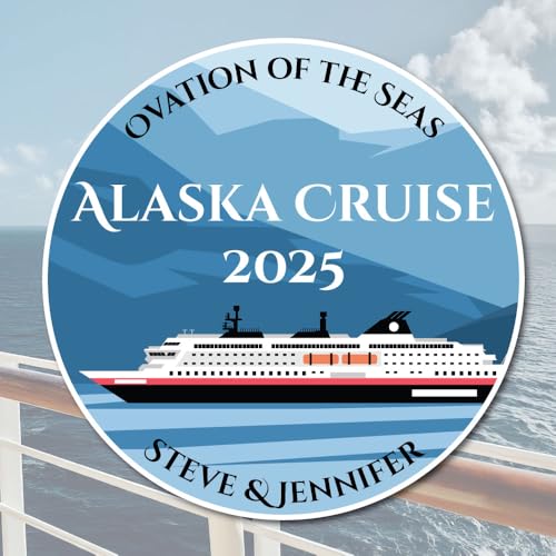 Imán de puerta para crucero Alaska 7x7 pulgadas miniatura 2