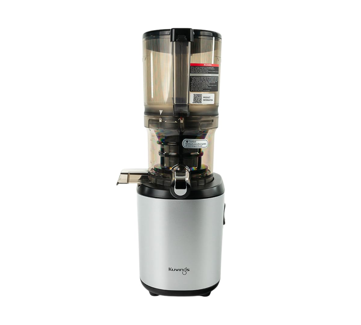Kuvings Extracteur de jus AUTO6 Découpe automatique fruits légumes entiers Panier 1,7L Silver