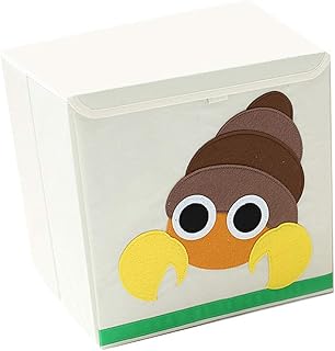jingxiaopu Scatola Porta Oggetti Scatole per Vestiti con Coperchio Baule Portagiochi Collassabile Cesto Portagiochi Bambini Grande Cesto Portagiochi Bambini Hermit Crab