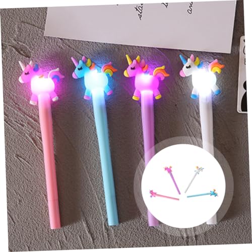 Set de bolígrafos con luz Homoyoyo diseño caricatura miniatura 4