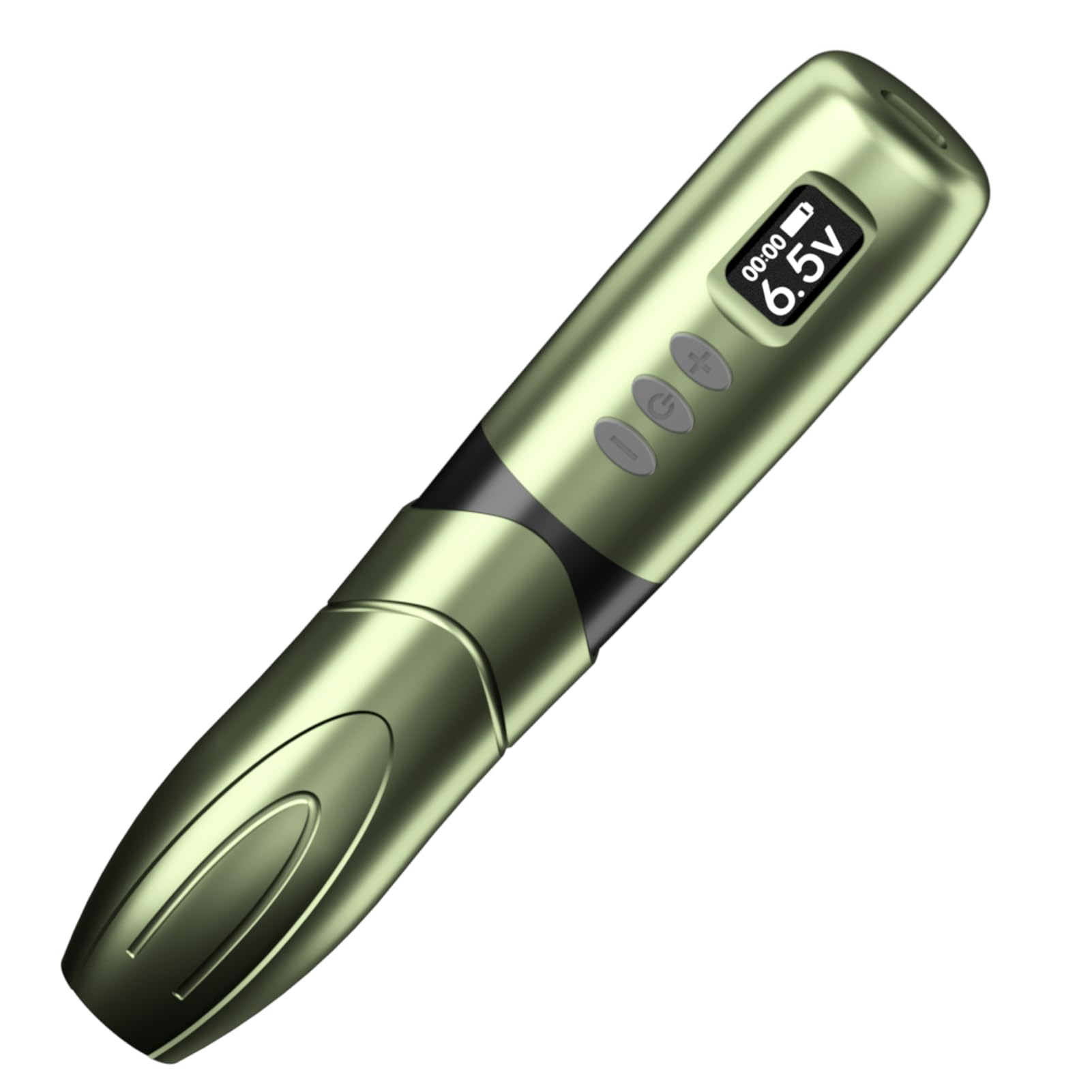 BRONCMagic Wireless Tattoo Machine Rotary Pen Style Supply Coreless Motor 1300 mAh Battery Power (Army Green)