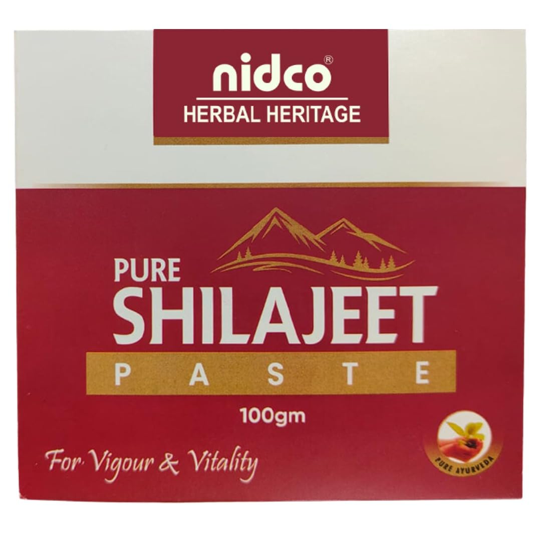 NIDCO Herbal Heritage Shilajeet (Shilajit) Pure Resin | Paste 100% Ayurvedic Boost Performance Strength, Stamina, Endurance and Power| Maximum Potency & Immune Support (100gm) (B0CHRWL53D) Amazon Price History, Amazon Price Tracker