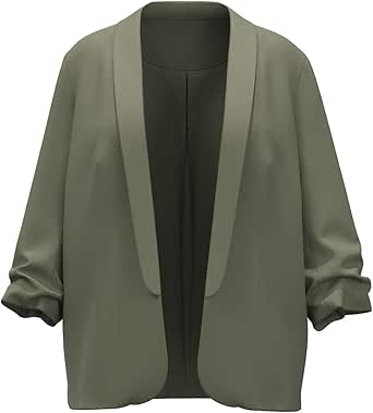 PCBOSELLA 3/4 GLITTER BLAZER NOOS Black/GOLD LUREX