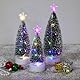 Weihnachtsbaum Künstlich,3 Stück Künstlicher Weihnachtsbaum,Mini Weihnachtsbaum,Tisch Weihnachtsbaum,Weihnachtsbaum Dekoration, Tabletop Weihnachtsbaum mit Lichtern,Christbaum,für Zuhause,Büro