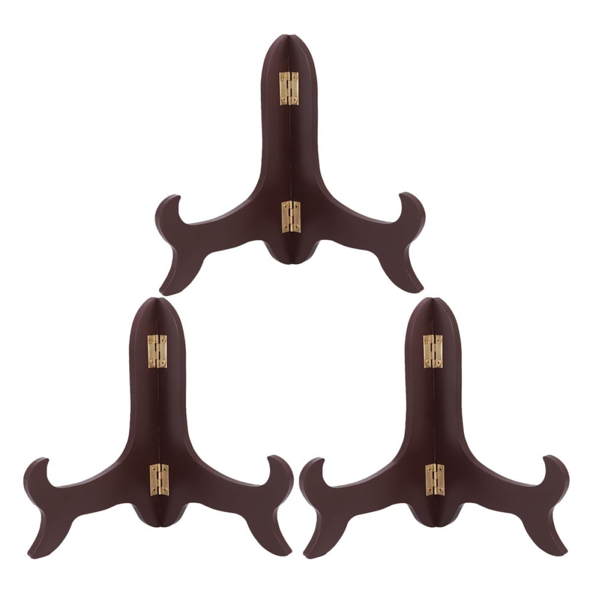 Gadpiparty 3piezas Soporte de Exhibición de Madera Maciza para Platos y Pasteles de Té de Minimalista y Versátil para Decoración del Hogar y Eventos Compatible con Platos