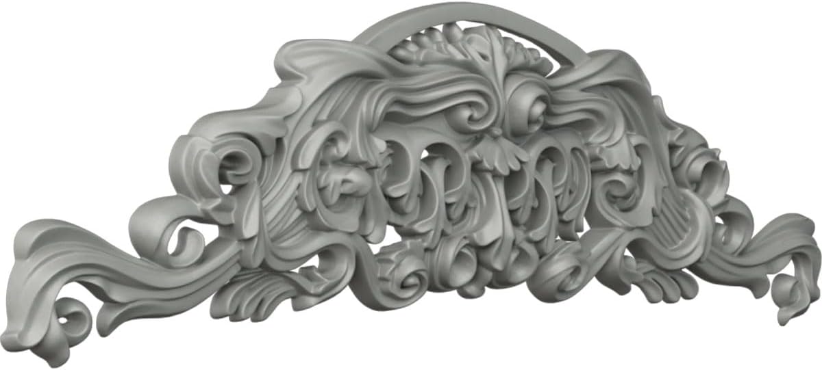 Ekena Millwork 34 1/4"W x 10 1/4"H x 2"P Emily Onlay